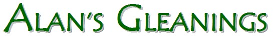 Alan's Gleanings