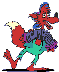 Fox with Accordion